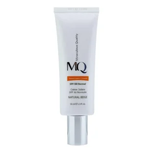 کرم ضدآفتاب رنگی ام کیو مدل NATURAL BEIGE-Normal، حجم 55 میلی‌لیتر