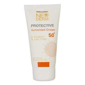 کرم ضد آفتاب بدون رنگ نئودرم SPF 50 مدل Highly Protective ‌مناسب پوست های نرمال تا خشک حجم 50 میلی‌لیتر