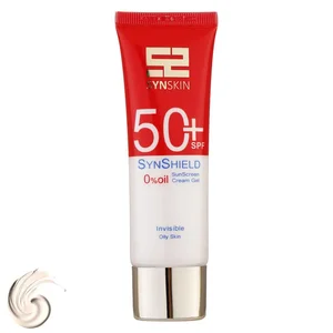 فلوئید ضدآفتاب بدون رنگ ساین اسکین SPF50 مدل SYN SHIELD، مناسب پوست‌های چرب، حجم 50 میلی‌لیتر
