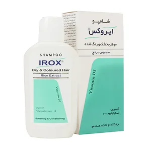 شامپو مو ایروکس مدل سبوس برنج 005 حجم 200 میلی لیتر