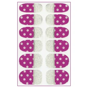 استیکر طراحی ناخن مدل ژله ای کد H43
