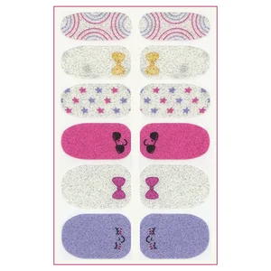 استیکر طراحی ناخن مدل ژله ای کد FN27