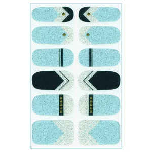 استیکر طراحی ناخن مدل ژله ای کد H47