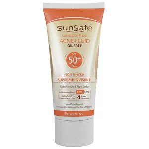 کرم ضدآفتاب سان‌سیف سری Acne Fluid مدل Supreme Invisible، حجم ۵۰ میلی‌لیتر