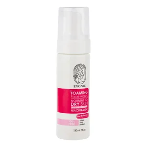 فوم شست‌وشوی صورت اگزانیک مدل NIACINAMIDE  مناسب برای پوست نرمال و خشک حجم 150 میلی لیتر