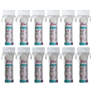 پد پاک کننده آرایش یونی لد مدل Ultra Soft دوازده بسته 80 عددی