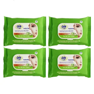 دستمال مرطوب وی کر مدل Jojoba-Aloe Vera چهار بسته 20 عددی