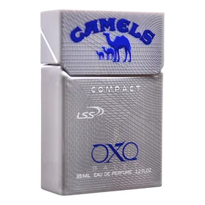 عطر جیبی مردانه اکس بالت مدل camels compact silver با رایحه خنک حجم 35 میلی‌لیتر