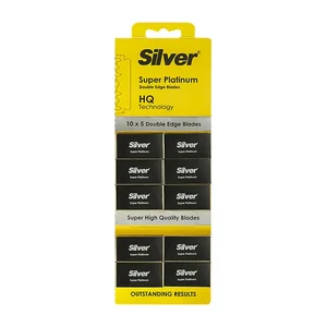 تیغ یدک سیلور مدل  super platinum ده بسته 5 عددی