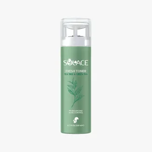 تونر پاک کننده صورت سولس مدل Tea Tree &amp; Green Tea مناسب برای پوست های چرب و مختلط حجم 200 میلی لیتر