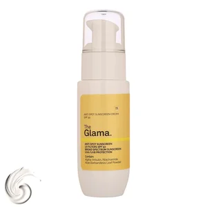 کرم ضد آفتاب ، ضد لک بی‌رنگ دست و صورت گلاما SPF 50 مدل Anti-Spot ‌محافظ UVA ، UVB مناسب برای انواع پوست حجم 50 میلی‌ لیتر