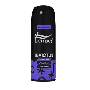 اسپری دئودورانت زنانه لمسر مدل INVICTUS حجم 150 میلی‌لیتر