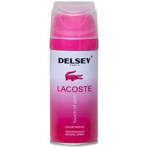 اسپری خوشبو کننده بدن زنانه دلسی مدل LACOSTE W حجم 150 میلی لیتر
