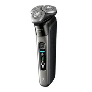 ماشین اصلاح موی صورت شارژی فیلیپس مدل X9002/05 با تیغه استیل ضد زنگ، ضد آب و قابل استفاده خشک و مرطوب، طراحی ارگونومیک، باتری لیتیوم یون با شارژ سریع 60 دقیقه، نمایشگر میزان شارژ و قابلیت اصلاح با شما