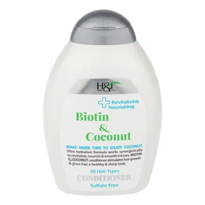 نرم‌کننده مو هرباتک مدل Biotin & Coconut حجم 385 میلی‌لیتر