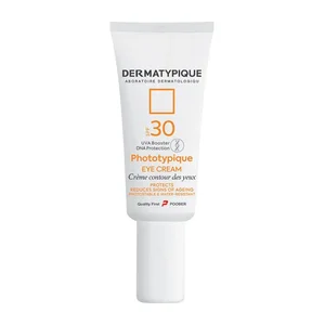 کرم ضد آفتاب بی رنگ دور چشم درماتیپیک SPF 30 مدل Phototypique محافظ UVA ،UVB مناسب برای انواع پوست حجم 20 میلی‌لیتر