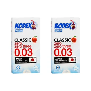 کاندوم ناچ کدکس مدل 0.03 کلاسیک دو بسته 10 عددی
