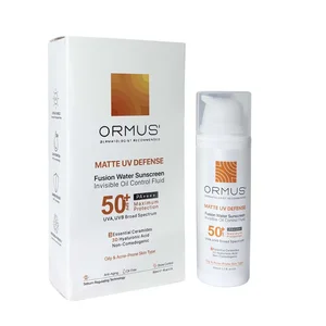 فلوئید ضد آفتاب مات دست، صورت، گردن اورموس +SPF 50 مدل  Matte UV Defense محافظ UVA ،UVB و PA++++  ‌مناسب برای پوست آکنه‌دار ، چرب حجم 50 میلی‌لیتر