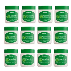 وازلین لب و  دست نوید بهنما دارو مدل ALOE VERA مناسب برای انواع پوست حجم 115 میلی‌لیتر مجموعه 12 عددی