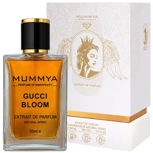 اکستریت پرفیوم زنانه مومیا مدل Gucci Bloom با رایحه معتدل حجم 50 میلی لیتر
