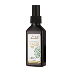 روغن آرگان ترمیم کننده سیمالی استار مدل Anti Frizz مناسب برای موهای خشک و آسیب دیده حجم 100 میلی لیتر