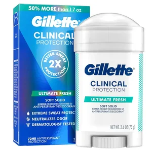 استیک دئودورانت مردانه ژیلت مدل CLINICAL ULTIMATE FRESH حجم 48 گرم