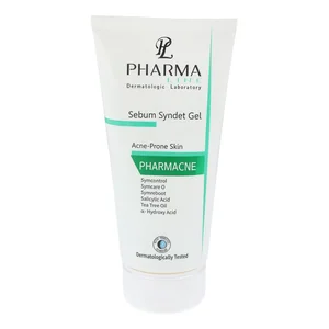 ژل شست‌وشوی صورت فارمالاین مدل PHARMACNE مناسب برای پوست چرب حجم 200 میلی‌لیتر