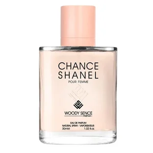 عطر جیبی زنانه وودی سنس مدل CHANCE SHANEL با رایحه تند حجم 30 میلی‌لیتر