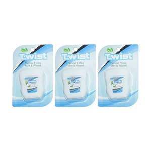 نخ دندان توییست مدل mint بسته 3 عددی