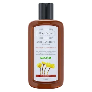 شامپو ضدشوره دیپ سنس مخصوص انواع مو، حجم 200 میلی‌لیتر مدل Willow Bark و Coltsfoot، حاوی اسید سالیسیلیک و پیروکتون اولامین، ضد خارش با عصاره آملا، بید و فارفارا