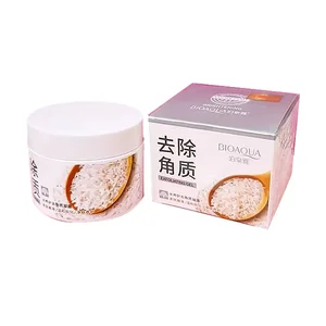 ماسک و ژل لایه‌بردار صورت بایو آکوا مدل Exfoliating rice حجم 140 میلی‌لیتر، مرطوب‌کننده، آرامش‌بخش، بدون سولفات، حاوی ویتامین E، مناسب پوست معمولی، استفاده هفتگی 2 تا 3 بار، مجوز سازمان غذا و دارو