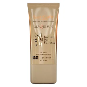 کرم ضد آفتاب رنگی سان‌سیف، 50 SPF، مدل MAQUISUN NW15، مناسب انواع پوست تنالیته با متوسط و حجم 40 میلی‌لیتر، محافظت‌کننده در برابر اشعه‌های UVA و UVB، بدون عطر، محافظت‌کننده پوست در برابر مواد آلرژی‌زا
