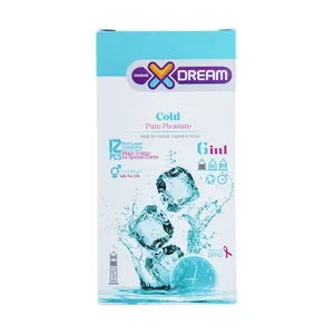 کاندوم ایکس دریم مدل Cold بسته 12 عددی