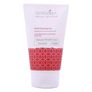 ژل شست‌وشوی صورت سروینا مخصوص پوست‌های خشک و معمولی مدل Normal and Dry skin حجم 150میلی‌لیتر