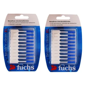 مسواک بین دندانی فوکس مدل Brush & Clean با برس نرم مجموعه 2 عددی