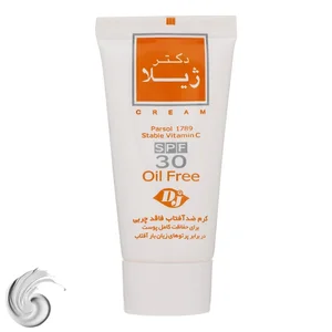 کرم ضد آفتاب و ضد چروک بی‌رنگ دکتر ژیلا، Spf 30، مدل Parsol 1789، مناسب پوست‌های چرب و مختلط با حجم 65 میلی‌لیتر، محافظت‌کننده در برابر اشعه‌های UVA و UVB، ضد پیری، دارای فرمولاسیون فاقد چربی، ویتامین