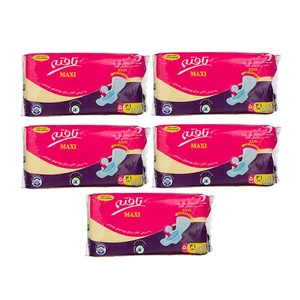 نوار بهداشتی تافته مدل Maxi مجموعه 5 عددی 