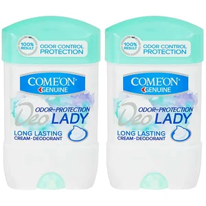 ژل شفاف ضد تعریق زنانه کامان مدل Long Lasting حجم 75 میلی لیتر بسته 2 عددی