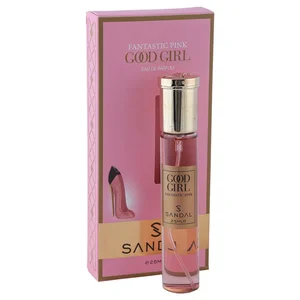 عطر جیبی زنانه صندل مدل Good girl Fantastic pink حجم 25 میلی لیتر