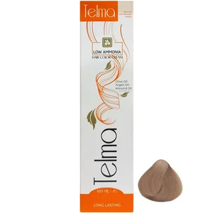 رنگ مو تلما مدل Low Ammonia شماره 7.0 حجم 100 میلی لیتر رنگ بلوند متوسط