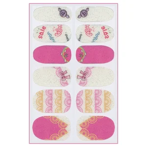 استیکر طراحی ناخن مدل ژله ای کد FN21