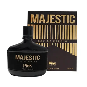 ادو پرفیوم مردانه پینک ویژوآل مدل magestic با رایحه خنک حجم 100 میلی لیتر