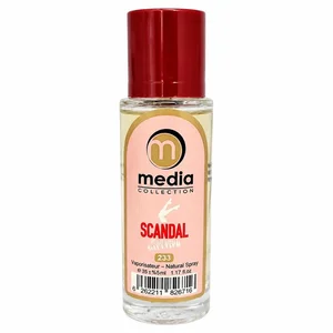 عطر جیبی زنانه مدیا مدل Scandal با رایحه شیرین و گلی حجم 35 میلی‌لیتر