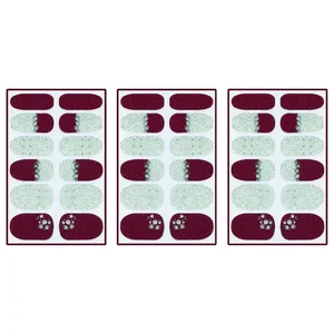 استیکر طراحی ناخن مدل H42 مجموعه 3 عددی