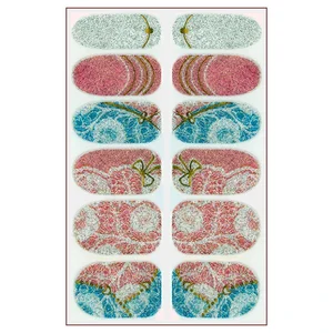 استیکر طراحی ناخن مدل ژله ای کد J73