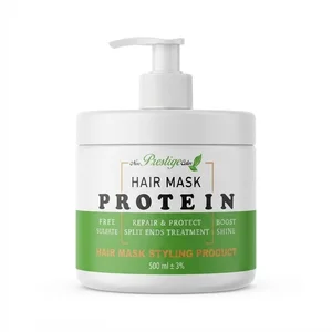 ماسک مو ترمیم کننده نیو پرستیژ کالر مدل Protein مناسب برای انواع مو حجم 500 میلی لیتر
