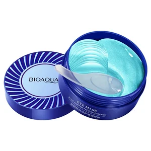 ماسک زیر چشم بایو آکوا مدل Blue copper peptide essence حجم 80 میلی لیتر مجموعه 6 عددی
