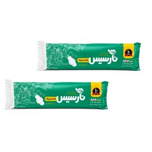 نوار بهداشتی بالدار ضخیم ضد حساسیت روز و شب نارسیس مدل N-2 سایز بزرگ با جذب
متوسط دو بسته 10 عددی
