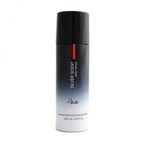اسپری دئودورانت مردانه آدولفو مدل silver scent حجم 200 میلی لیتر 