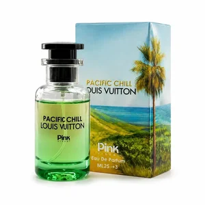 عطر جیبی پینک ویژوآل مدل Louis Vuitton Pacific Chill با رایحه 
گرم حجم 25 میلی‌لیتر